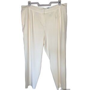 Alfani | Women's Plus Size Straight-Leg Ankle Pants Antique White | 18 W